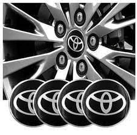 Toyota 65mm Metal Wheel Center Hub Caps Stickers, Self Adhesive Emblems ...