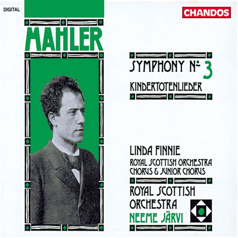 Mahler Symphony No 3 Album by Neeme Järvi Royal Scottish National