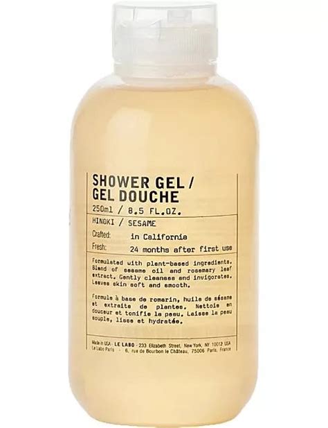 BN LE LABO SHOWER GEL 250ml HINOKI SESAME Beauty Personal Care