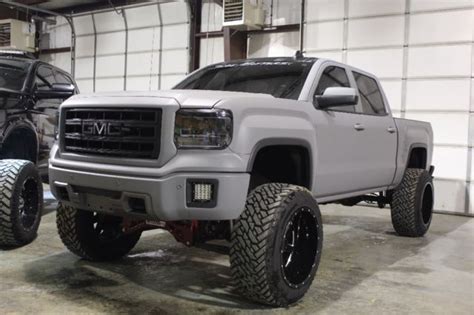 White Gmc Sierra Lifted