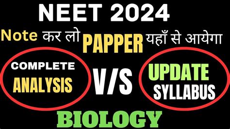 Deleted Chapter NEET 2024 In Biology By NMC Pdf 40 Reduced Syllabus