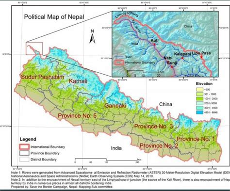 Nepal Government approves To Publish New Political Map That Includes ...