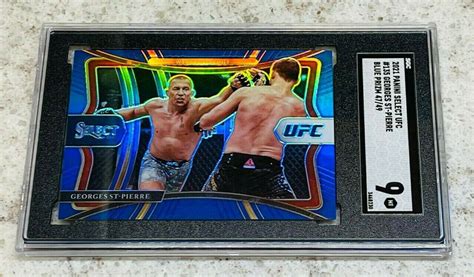 Panini Select Ufc Premier Level Blue Prizm Georges St