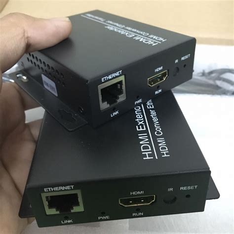 HDMI Extender Over Ethernet IP120M เพยงสายแลนเสนเดยว หรอ เสยบตอ