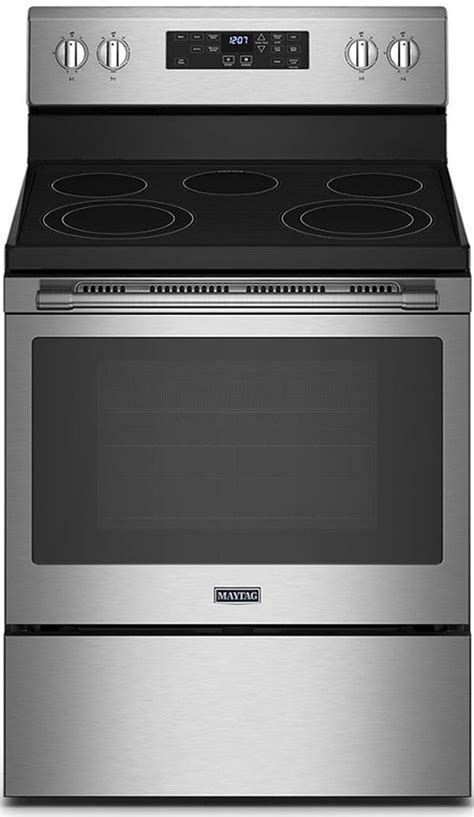 Maytag® 30 Fingerprint Resistant Stainless Steel Freestanding Electric Range With Air Fryer