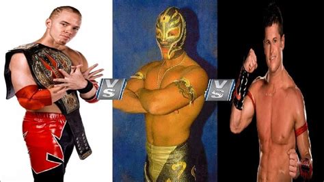 Dream Match Rey Mysterio Jr Vs Amazing Red Vs Evan Bourne Mashup Youtube