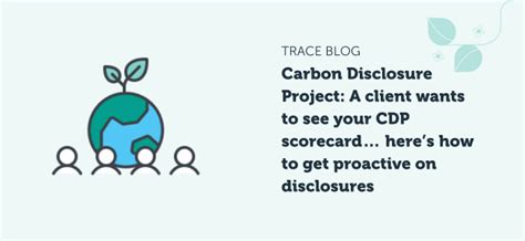 Carbon Disclosure Project A Client Wants To See Your Cdp Scorecard