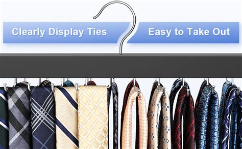 Amazon RESOVO Upgraded Tie Rack Hanger With 20 Foldable Metal