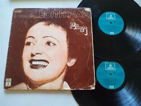 Edith Piaf The Voice De Grandes Exitos 1976 Emi Odeon 2 X Lp Vinyl 12 G Vg Ebay