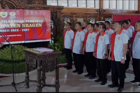 Ini Dia Pengurus KONI Sragen Periode 2024 2027 Yang Baru Dilantik Oleh