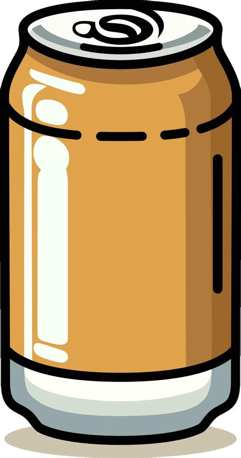 Beer can simple style vector illustration, Beer, liquor , drink , can ...