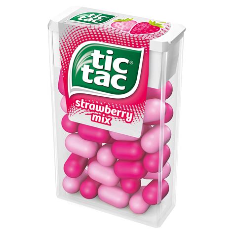 Ferrero Tic Tac Strawberry Mix Flavoured Sugar Coated Sweets Smakołyk Polish Grocery Store