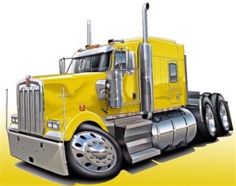 Kenworth W900 | Truck art, Trucks, Kenworth w900