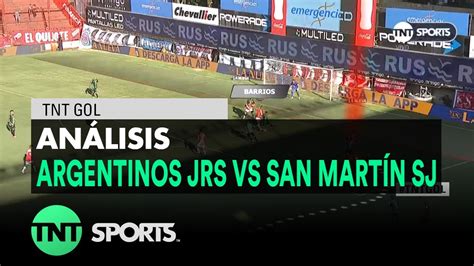 El análisis de TNT Gol Argentinos Jrs vs San Martín SJ Fecha 13