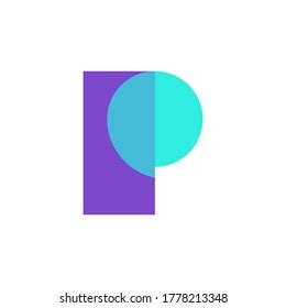 Letter P Chat Communication Logo Design Stock Vector Royalty Free