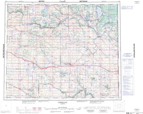 Printable Topographic Map Of Vermilion 073e Ab