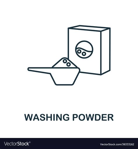 Washing Powder Icon Simple From Laundry Royalty Free Vector