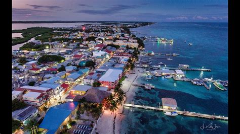 San Pedro Ambergris Caye Belize Aerial December 2017 Youtube