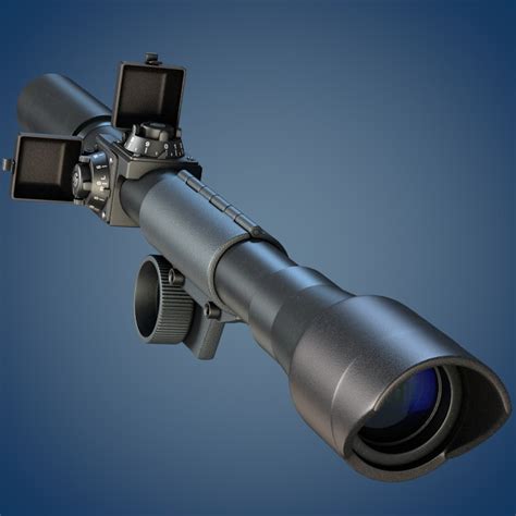 M84 rifle scope 3D model | CGTrader