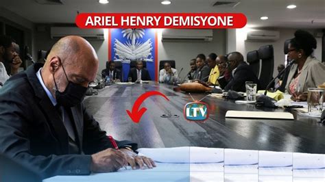 Flash Se Konfime Ariel Henry Demisyone Apr Yon Kons Y Minis A Distans