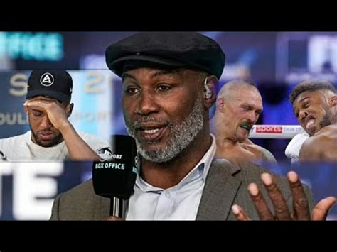 Breaking News Lennox Lewis Responds To Anthony Joshua S Defeat He