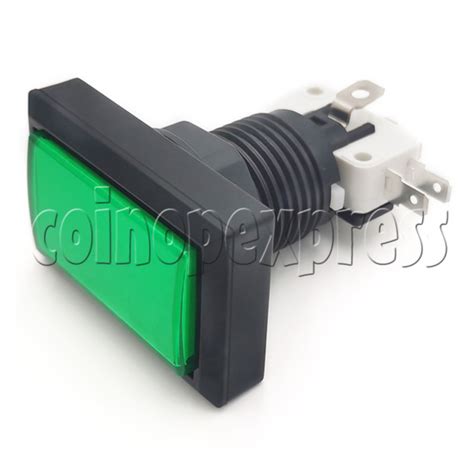 rectangular illuminated push button  colorful led light square edge