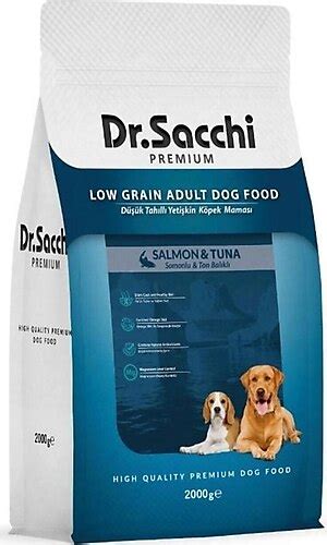 Dr Sacchi Premium Düşük Tahıllı Somonlu ve Ton Balıklı 2 kg Yetişkin