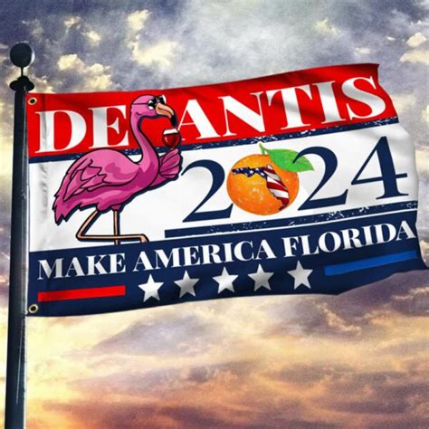 DeSantis 2024 Grommet Flag Make America Florida NTB470GF Flagwix