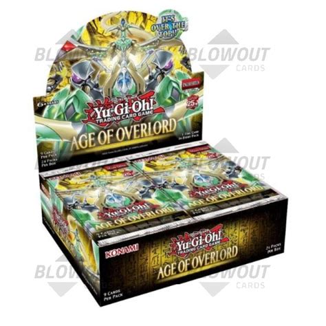 Yugioh Age Of Overlord Booster Box Case