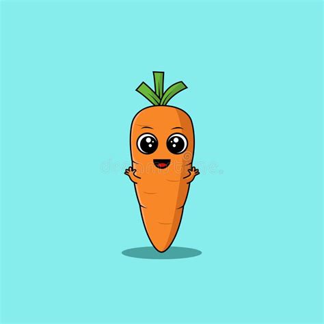 Carrot Mascot Cartoon Stock Vector Illustration Of Green 50773386