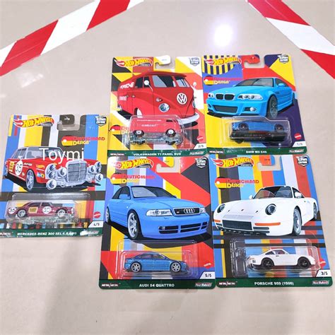 Hot Wheels Car Culture Deutschland German Mercedes Benz BMW Porsche Audi Volkswagen T1 Hobbies