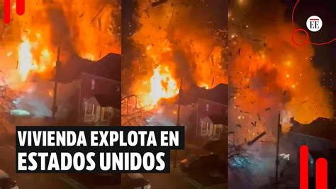 Estados Unidos Casa Explota En Arlington En Medio De Un Operativo