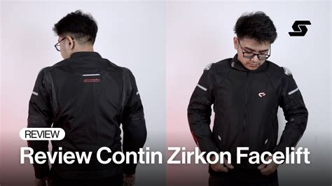 Jaket Lokal Rasa International Review Jaket Motor Contin Zirkon Youtube