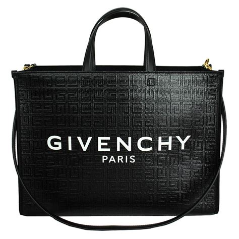 ジバンシー バッグ レディース Givenchy トートバッグ ショルダーストラップ付 ロゴ Pvc×レザー ブラック Bb50n2b1gt