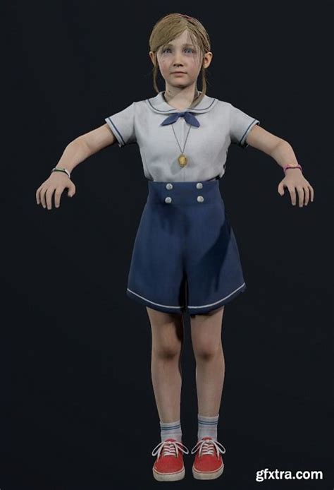 Resident Evil 2 Remake Sherry Birkin Original 3d Model Gfxtra