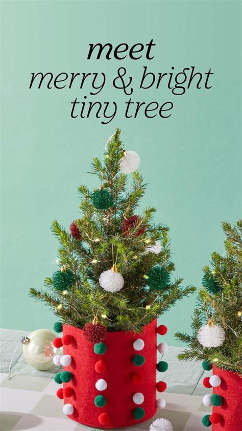 Meet Merry And Bright Tiny Tree — Proflowers Christmas Decorations