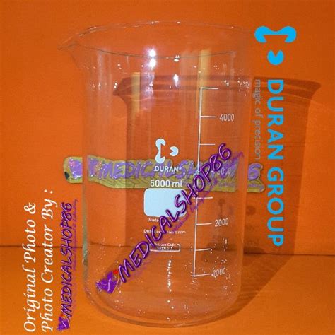 Jual Beaker Glass 5000ml Low Form Duran 21 106 7306 Di Lapak Medicalshop86 Bukalapak