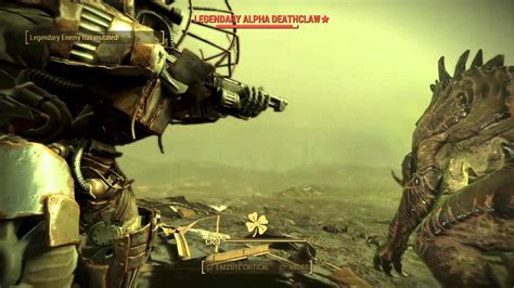 How To Kill A Legendary Alpha Deathclaw In Fallout 4 Youtube