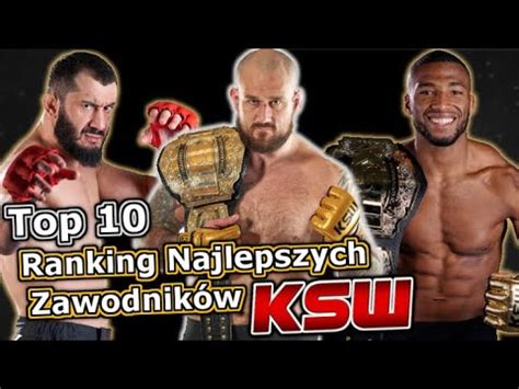 Top 10 Ranking Najlepszych Zawodników KSW YouTube