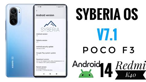 Syberia Os V Official A Mi X Poco F Redmi K Alioth Aliothin