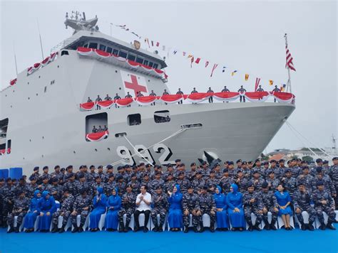 Kapal Rumah Sakit Kri Dr Radjiman Wedyodiningrat Resmi Perkuat