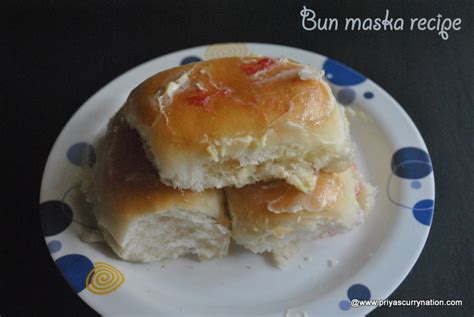 bun maska recipe , how to make maska bun at home - Priya's Curry Nation