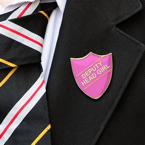 Deputy Head Girl Shield School Badges