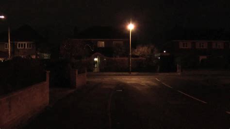 Dark Neighborhood Street