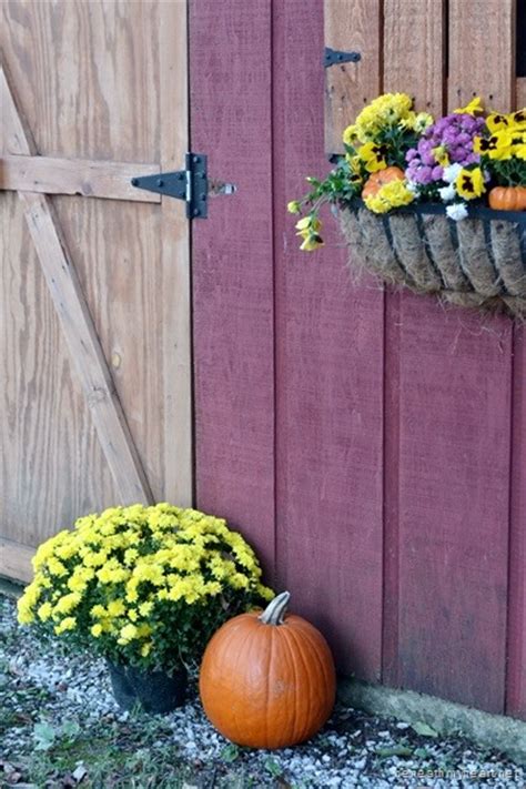 Fall Décor for our Barn - Beneath My Heart