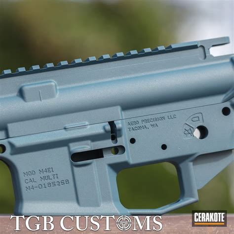 Ar 15 Parts Done In Blue Titanium Cerakote