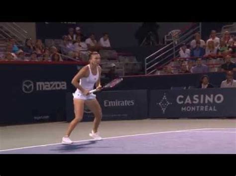 Coupe Rogers Hot Shot Simona Halep YouTube