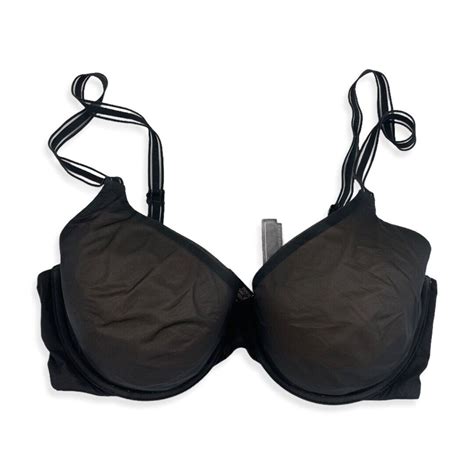 Victorias Secret Lined Perfect Coverage Black Nude Underwire Bra Multiway D Ebay
