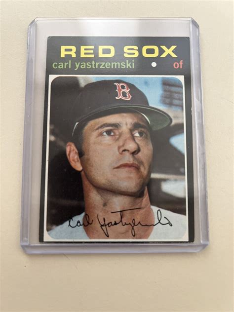 1971 Topps 530 Carl Yastrzemski EBay