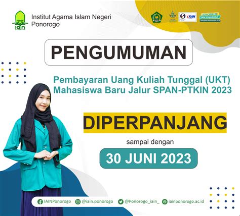 Pengumuman Perpanjangan Masa Pembayaran Ukt Tahap Ii Mahasiswa Baru